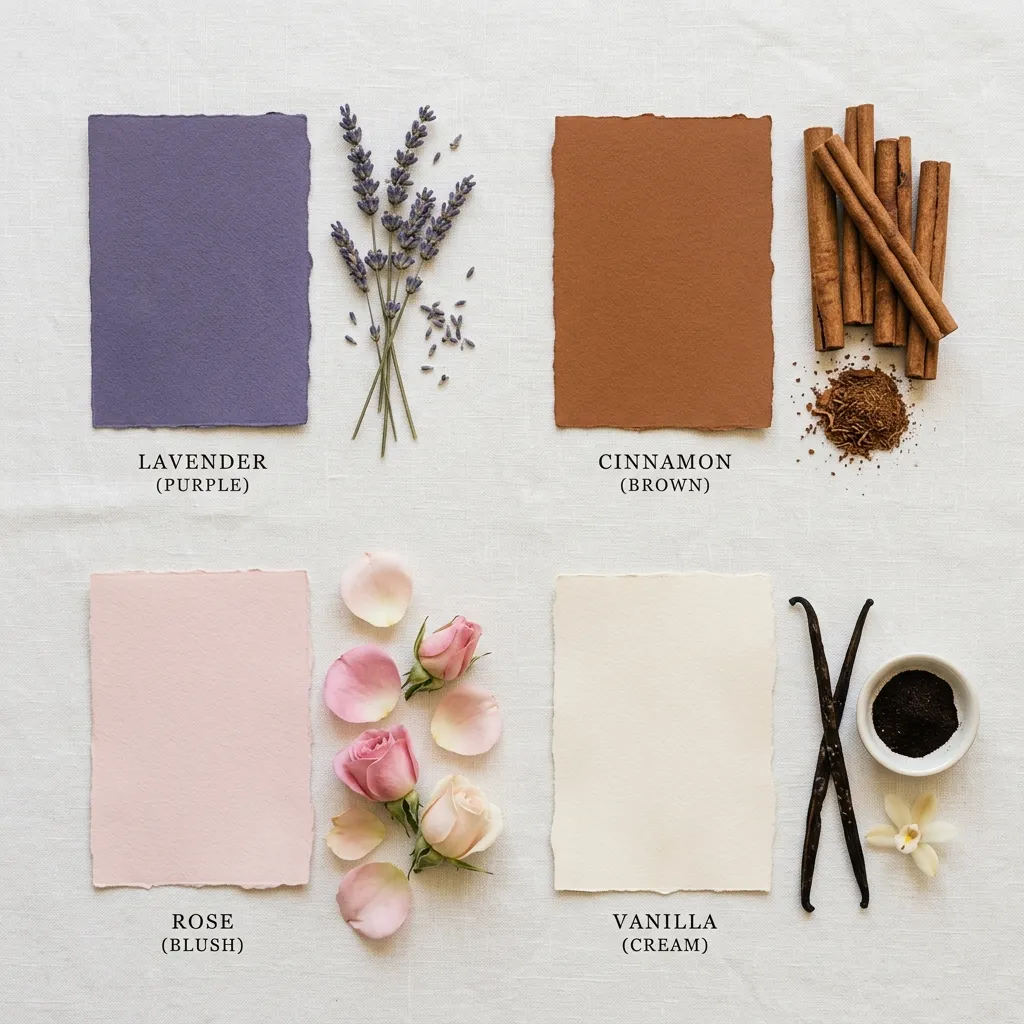 Paleta cor x aroma